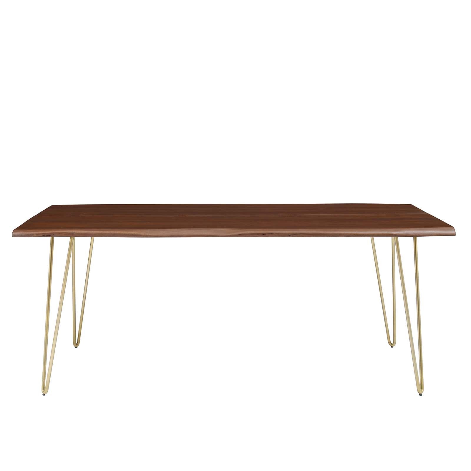 Ardor 74" Live Edge Acacia Wood Dining Table By Modway - EEI-6070 | Dining Tables - 13