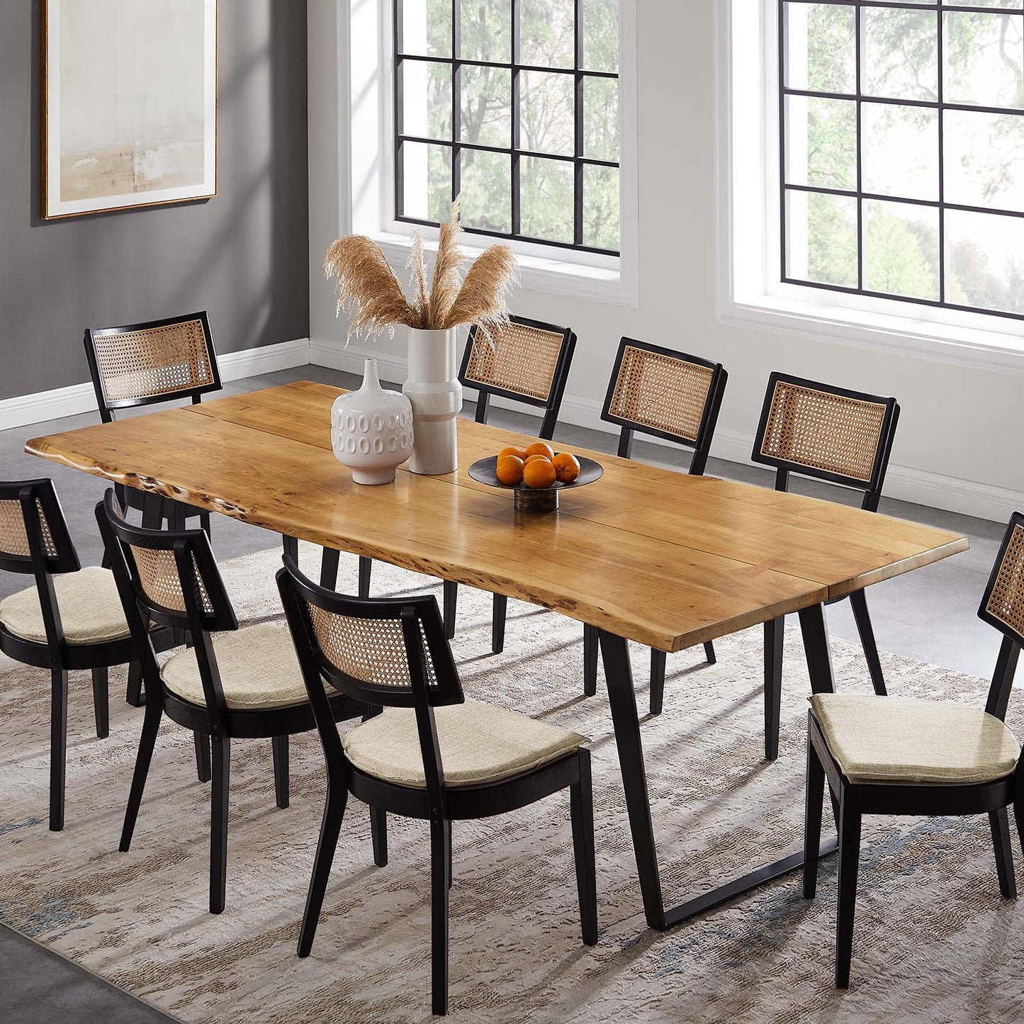 Viggo 96" Live Edge Acacia Wood Dining Table By Modway - EEI-6071