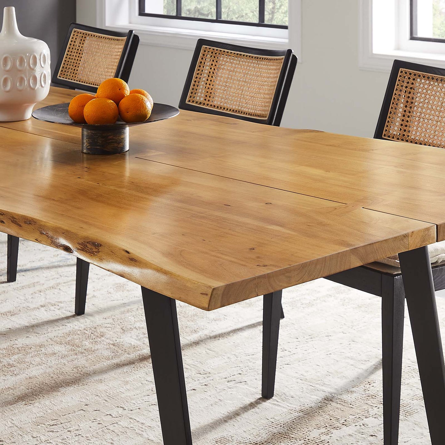 Viggo 96" Live Edge Acacia Wood Dining Table By Modway - EEI-6071