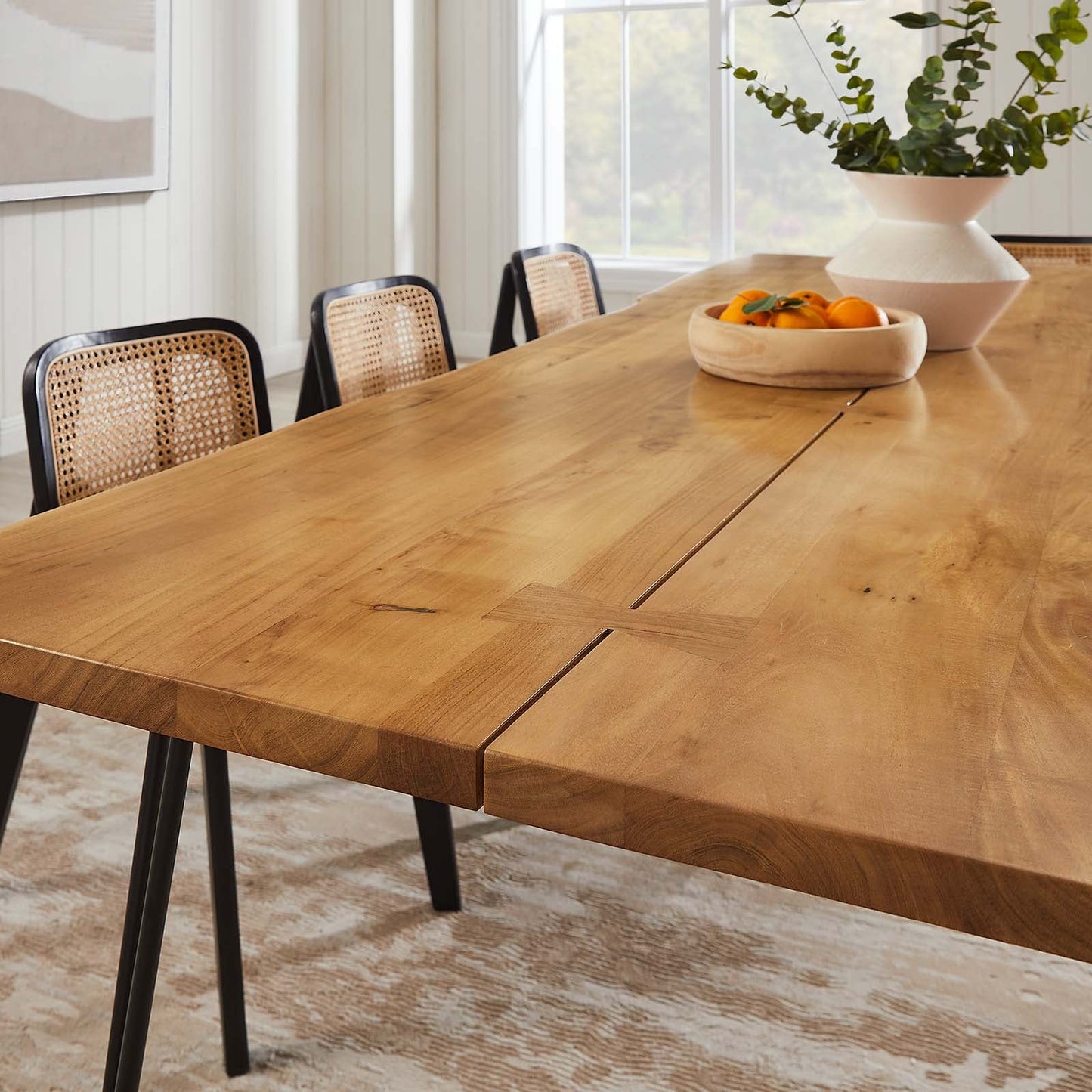 Ardor 96" Live Edge Acacia Wood Dining Table By Modway - EEI-6072