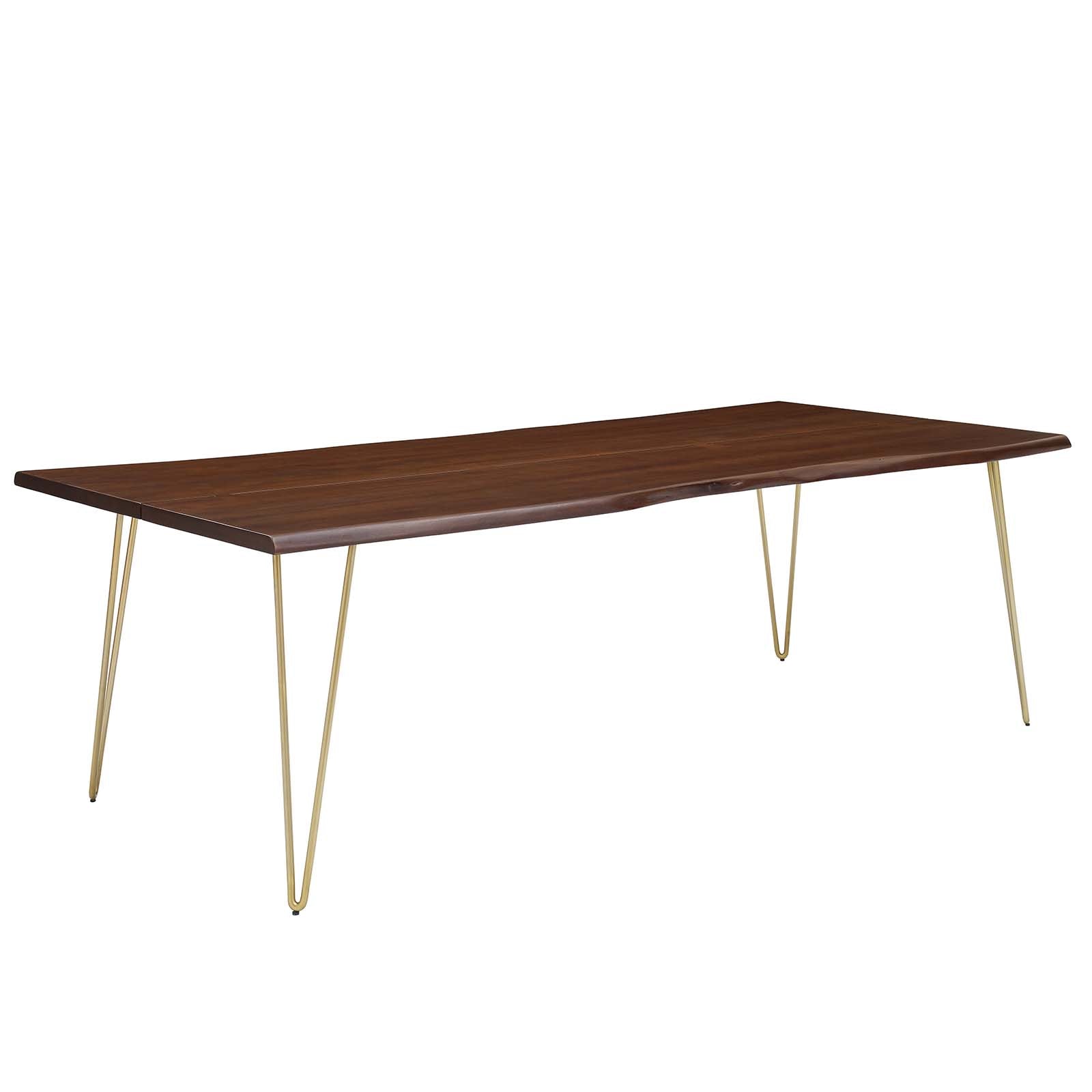 Ardor 96" Live Edge Acacia Wood Dining Table By Modway - EEI-6072 | Dining Tables - 11