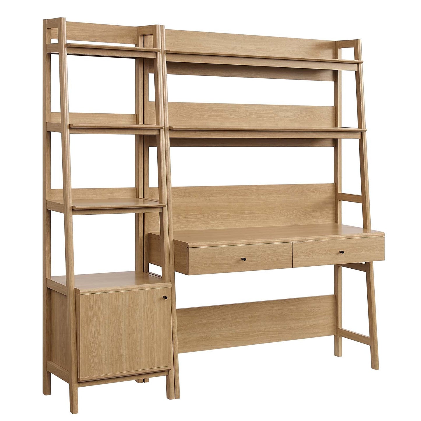 Bixby 2-Piece Wood Office Desk and Bookshelf By Modway - EEI-6111 | Bookcases - 2
