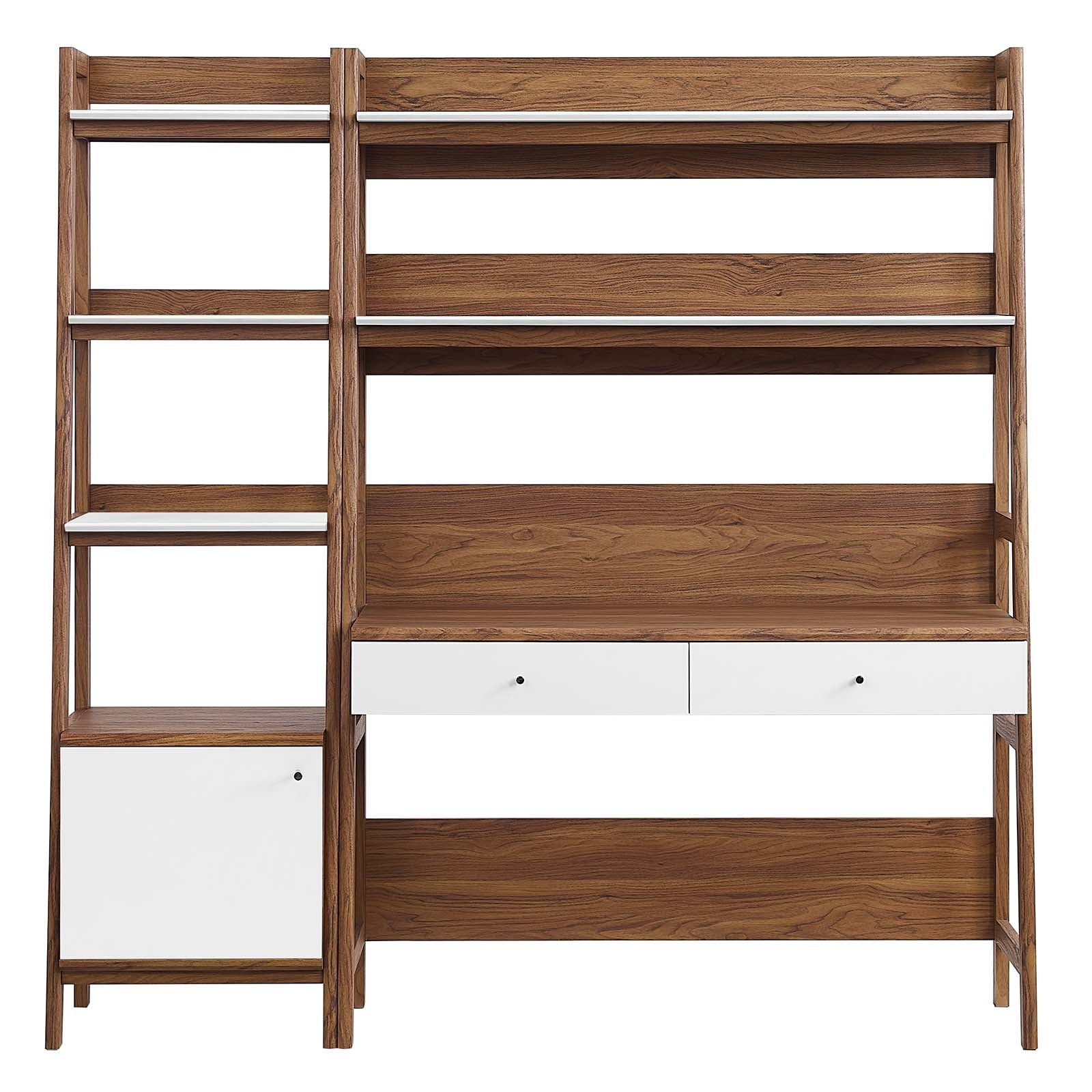Bixby 2-Piece Wood Office Desk and Bookshelf By Modway - EEI-6111 | Bookcases - 12