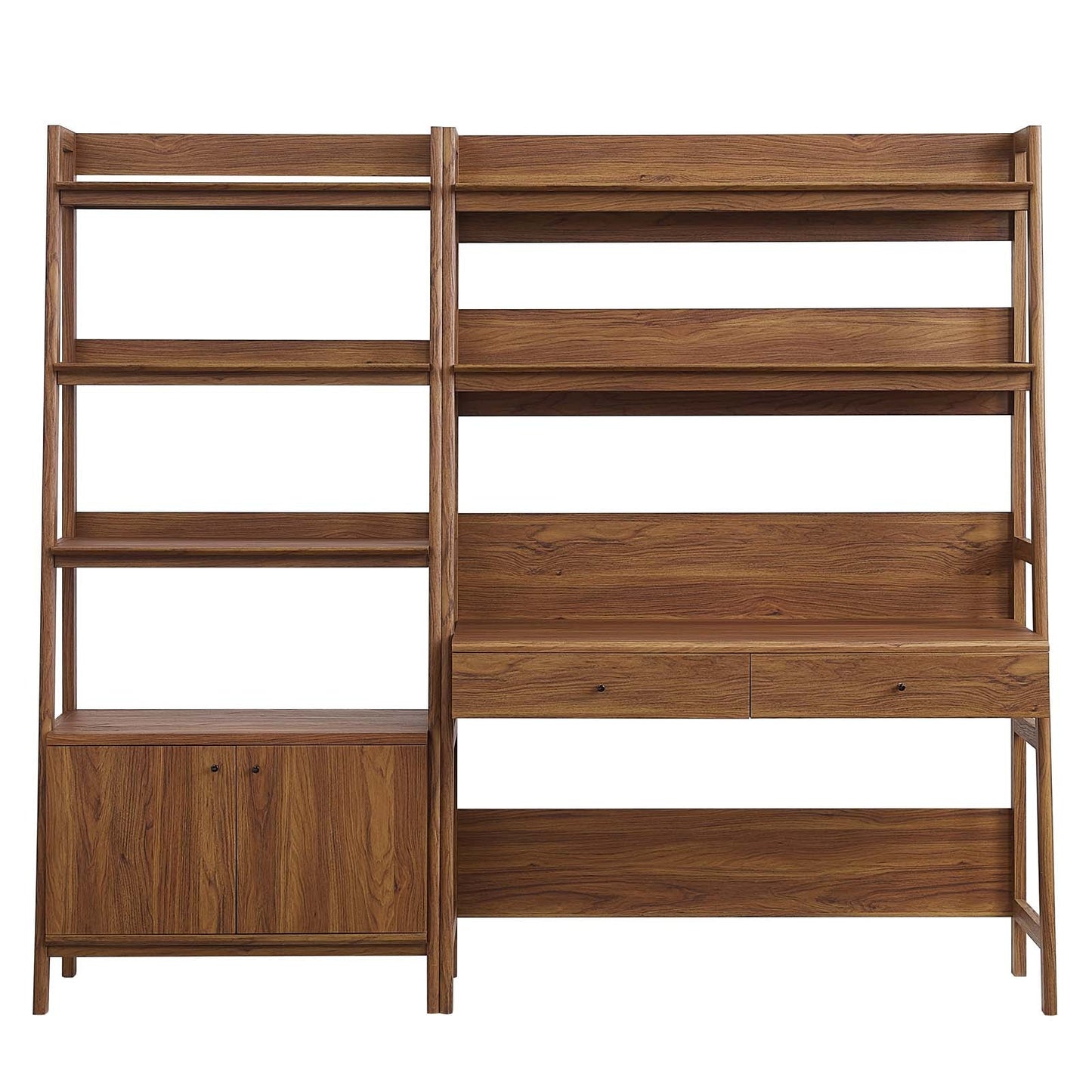 Bixby 2-Piece Wood Office Desk and Bookshelf By Modway - EEI-6112 | Bookcases - 7