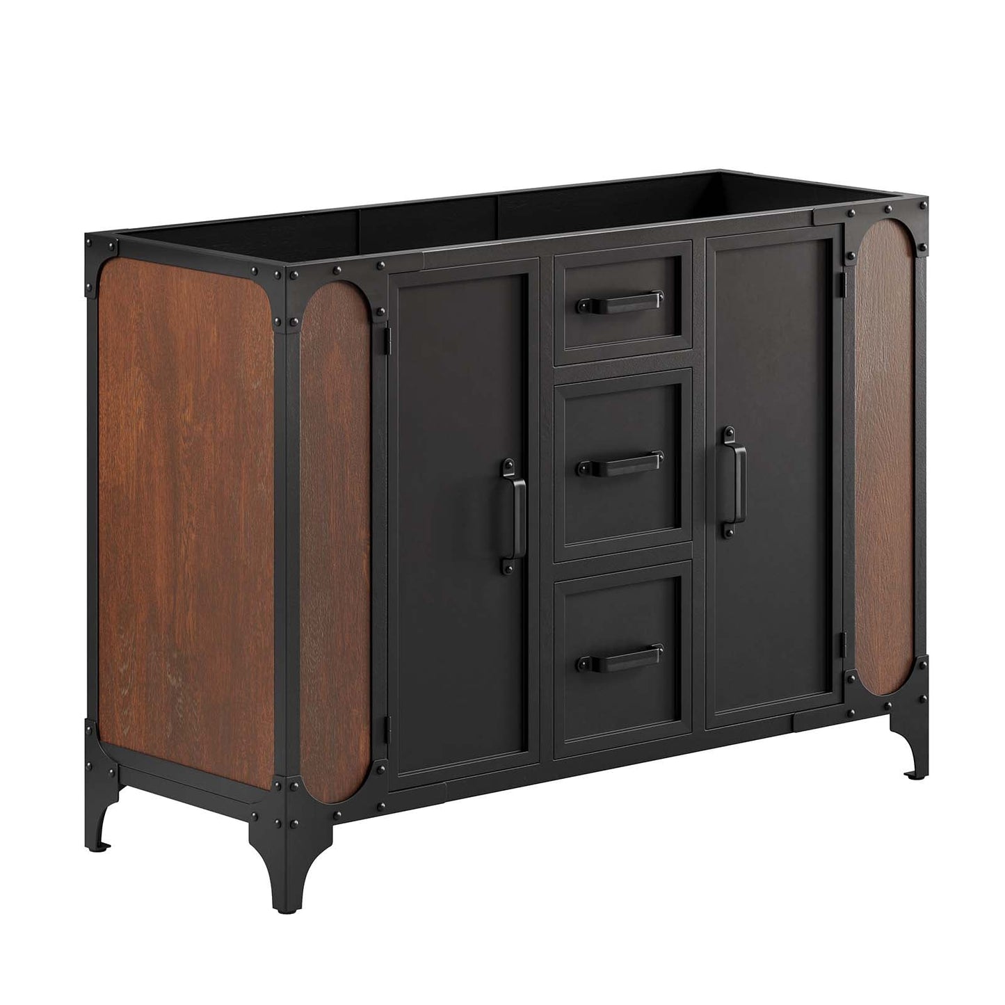 Steamforge 48" Bathroom Vanity Cabinet (Sink Basin Not Included) By Modway - EEI-6130 | Bathroom Accessories | Modway