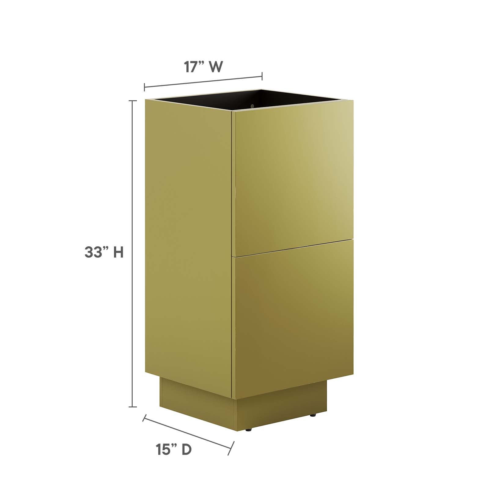 Quantum 18" Bathroom Vanity Cabinet (Sink Basin Not Included) By Modway - EEI-6131 | Bathroom Accessories | Modway - 7