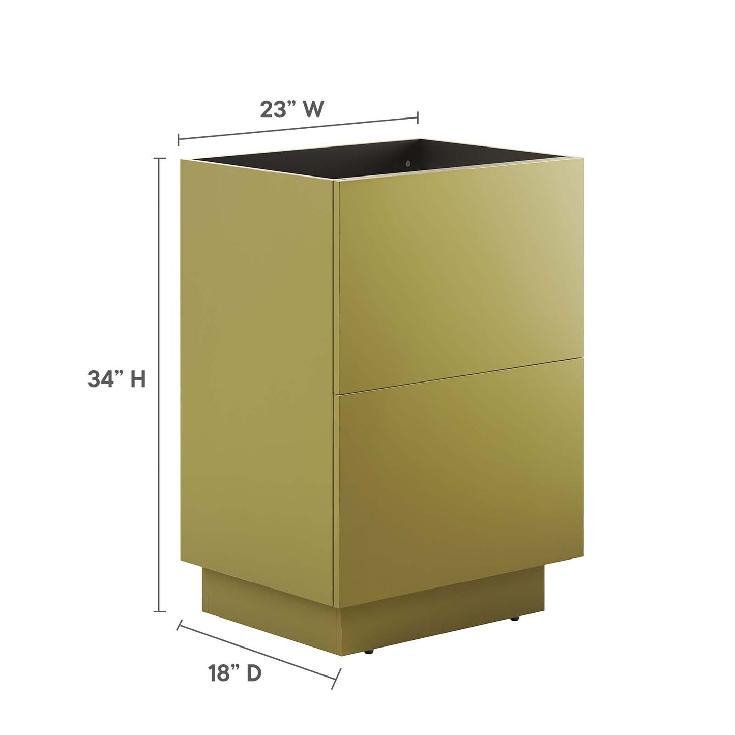 Quantum 32" 	Bathroom Vanity Cabinet (Sink Basin Not Included) By Modway - EEI-6132 | Bathroom Accessories | Modway - 7