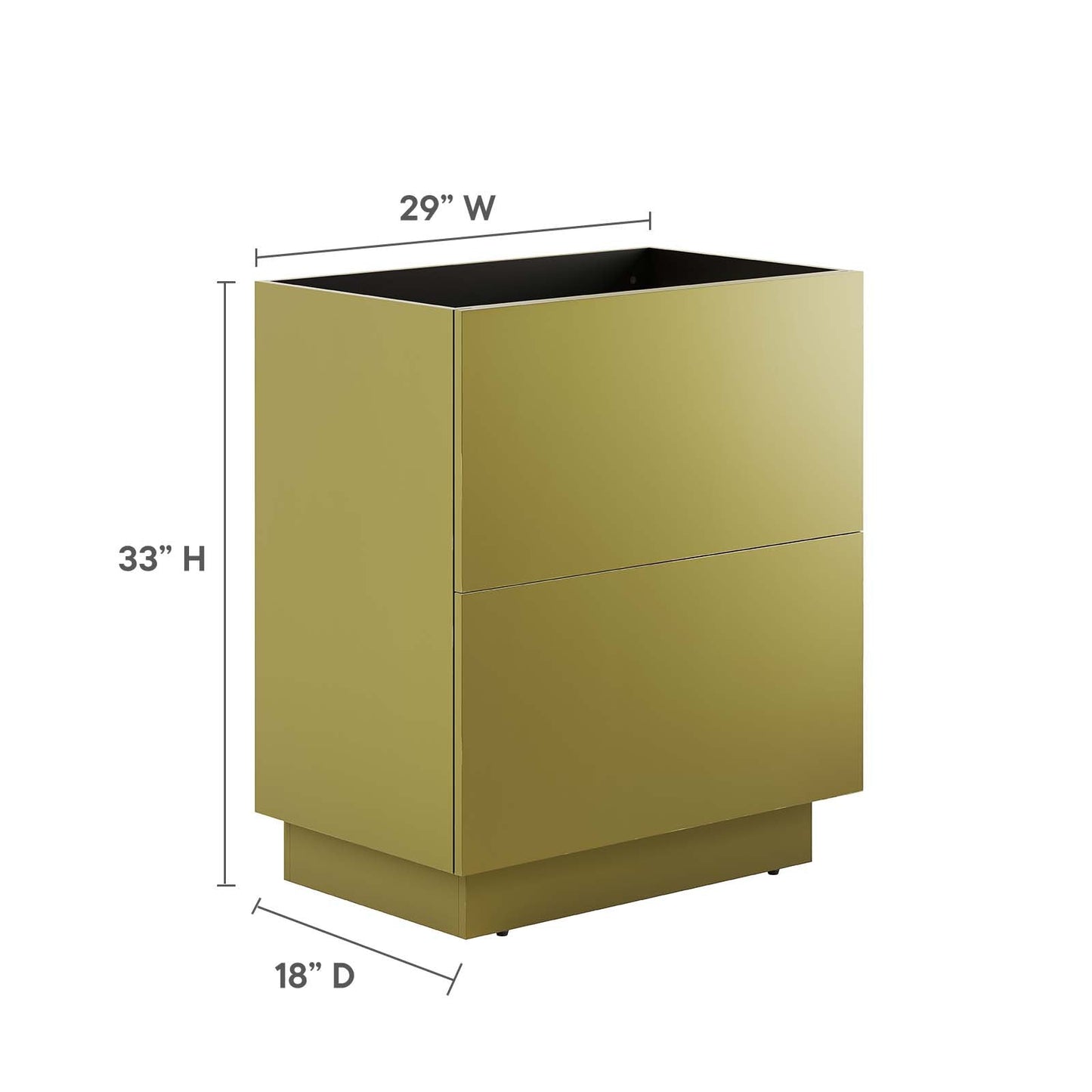 Quantum 30" Bathroom Vanity Cabinet (Sink Basin Not Included) By Modway - EEI-6133 | Bathroom Accessories | Modway - 7