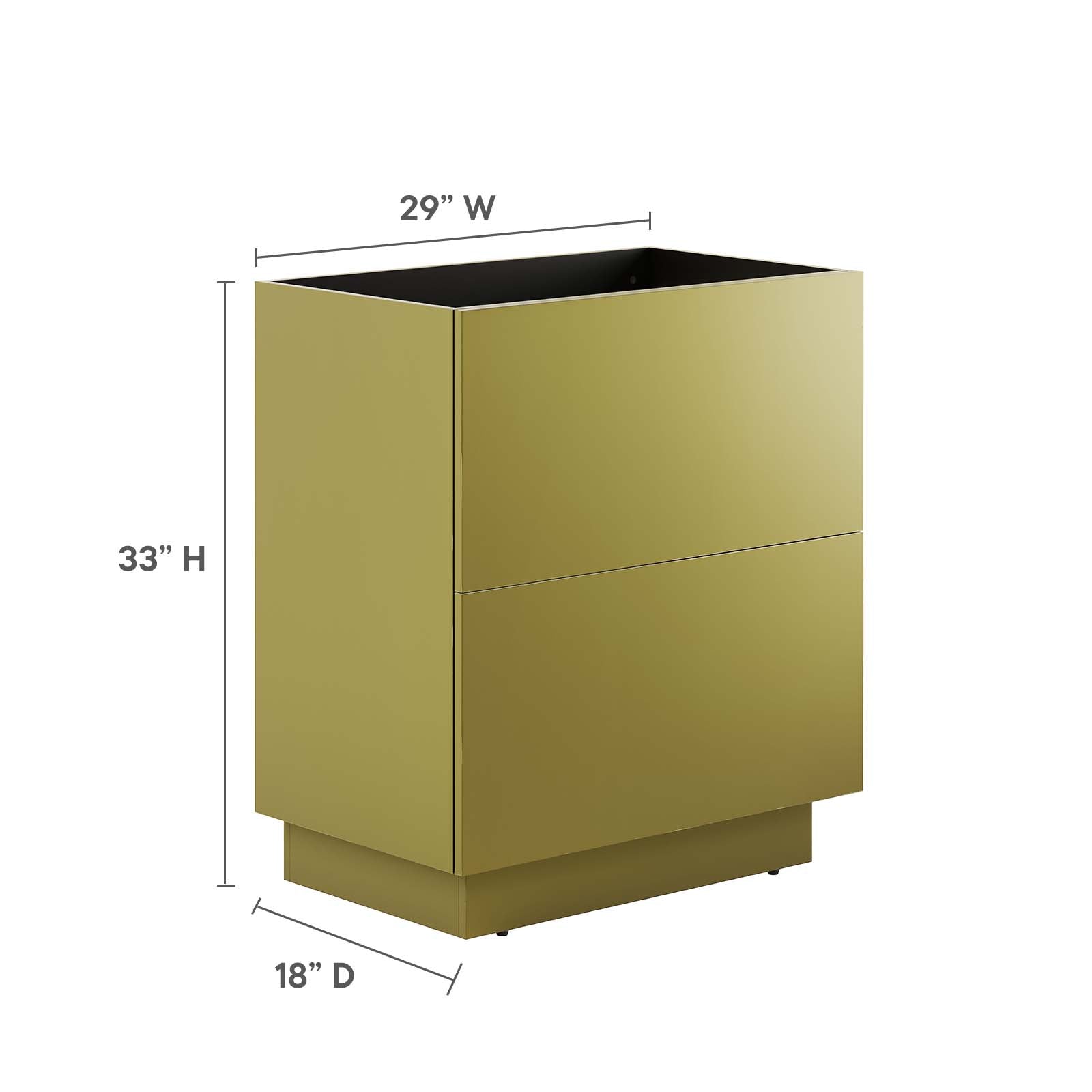 Quantum 30" Bathroom Vanity Cabinet (Sink Basin Not Included) By Modway - EEI-6133 | Bathroom Accessories | Modway - 7