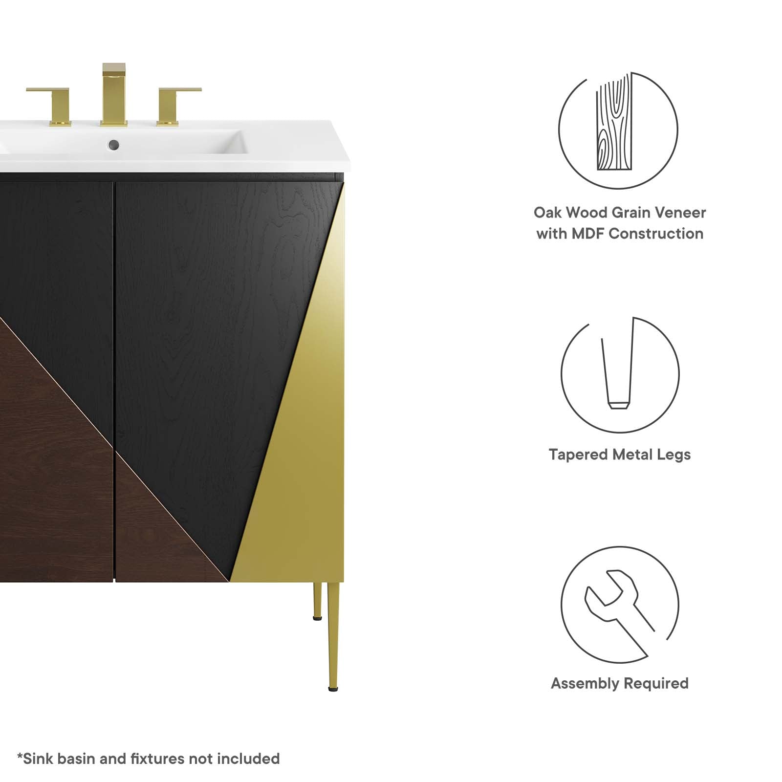 Alchemist 30" Bathroom Vanity Cabinet (Sink Basin Not Included) By Modway - EEI-6143 | Bathroom Accessories | Modway - 8