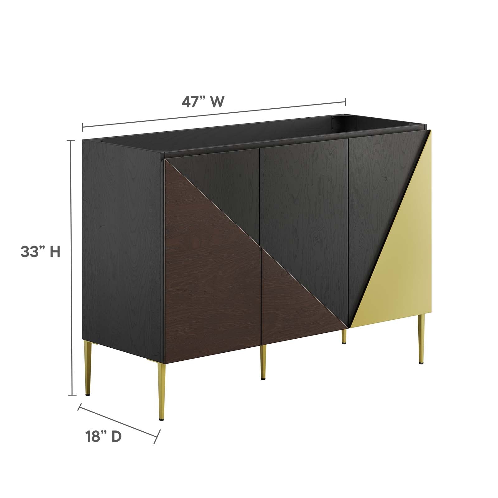 Alchemist 48" Bathroom Vanity Cabinet (Sink Basin Not Included) By Modway - EEI-6145 | Bathroom Accessories | Modway - 7