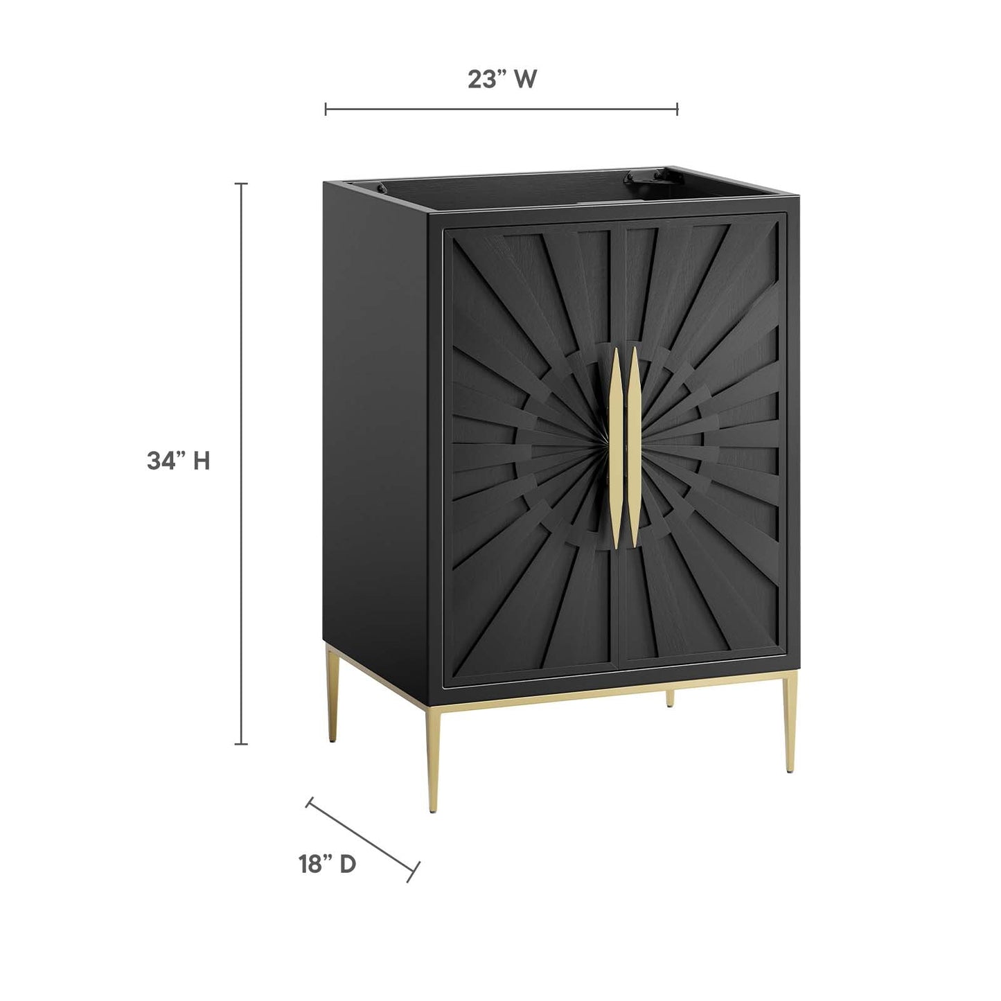 Awaken 24" Bathroom Vanity Cabinet By Modway - EEI-6160 | Bathroom Accessories - 8