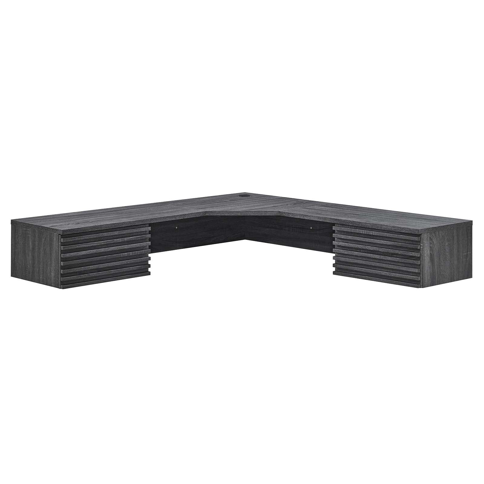 Render Wall Mount Corner Office Desk By Modway - EEI-6181 | Desks | Modishstore