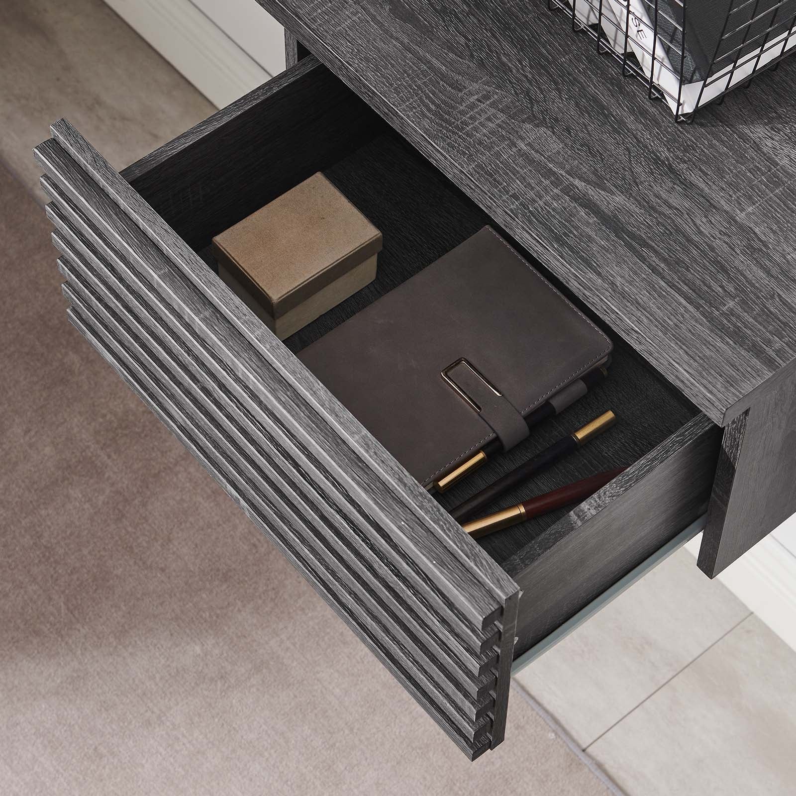 Render Wall Mount Corner Office Desk By Modway - EEI-6181 | Desks | Modishstore - 8