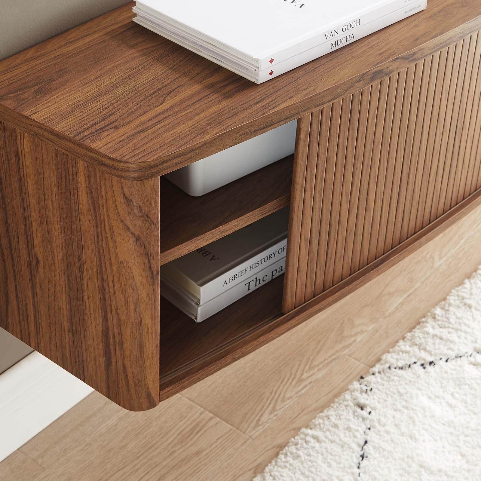 Resonance 60" Wall-Mount TV Stand By Modway - EEI-6182 | TV Stands | Modishstore - 22