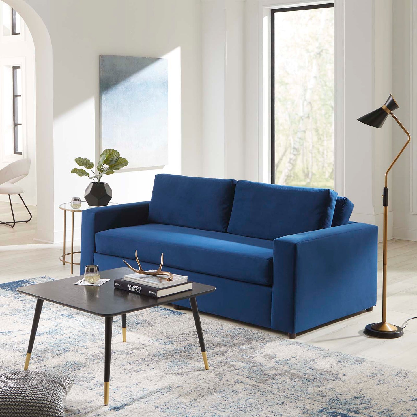 Avendale Velvet Sofa By Modway - EEI-6185 | Sofas - 8