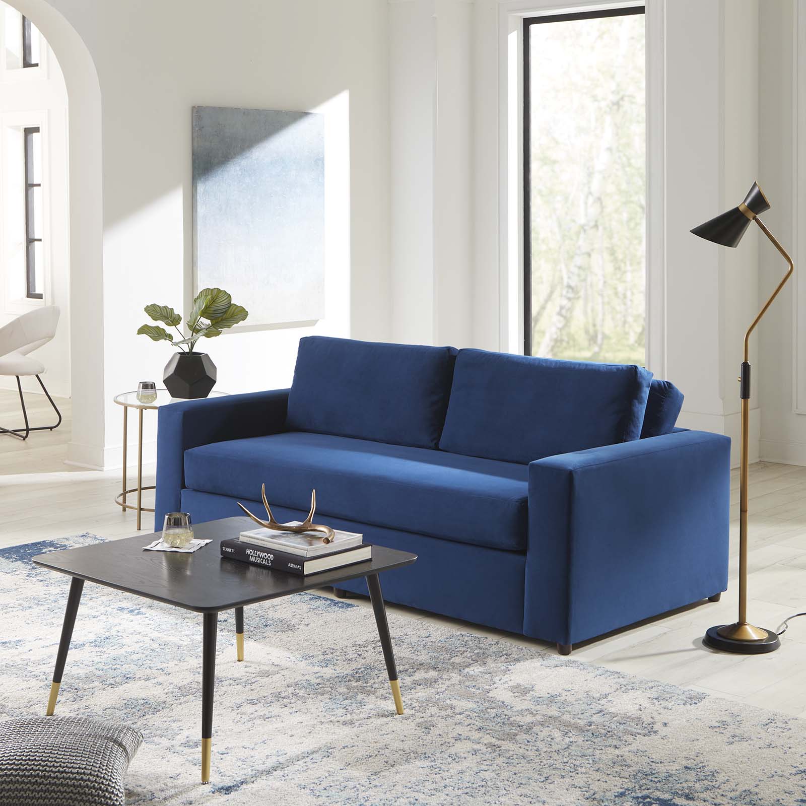 Avendale Velvet Sofa By Modway - EEI-6185 | Sofas - 8