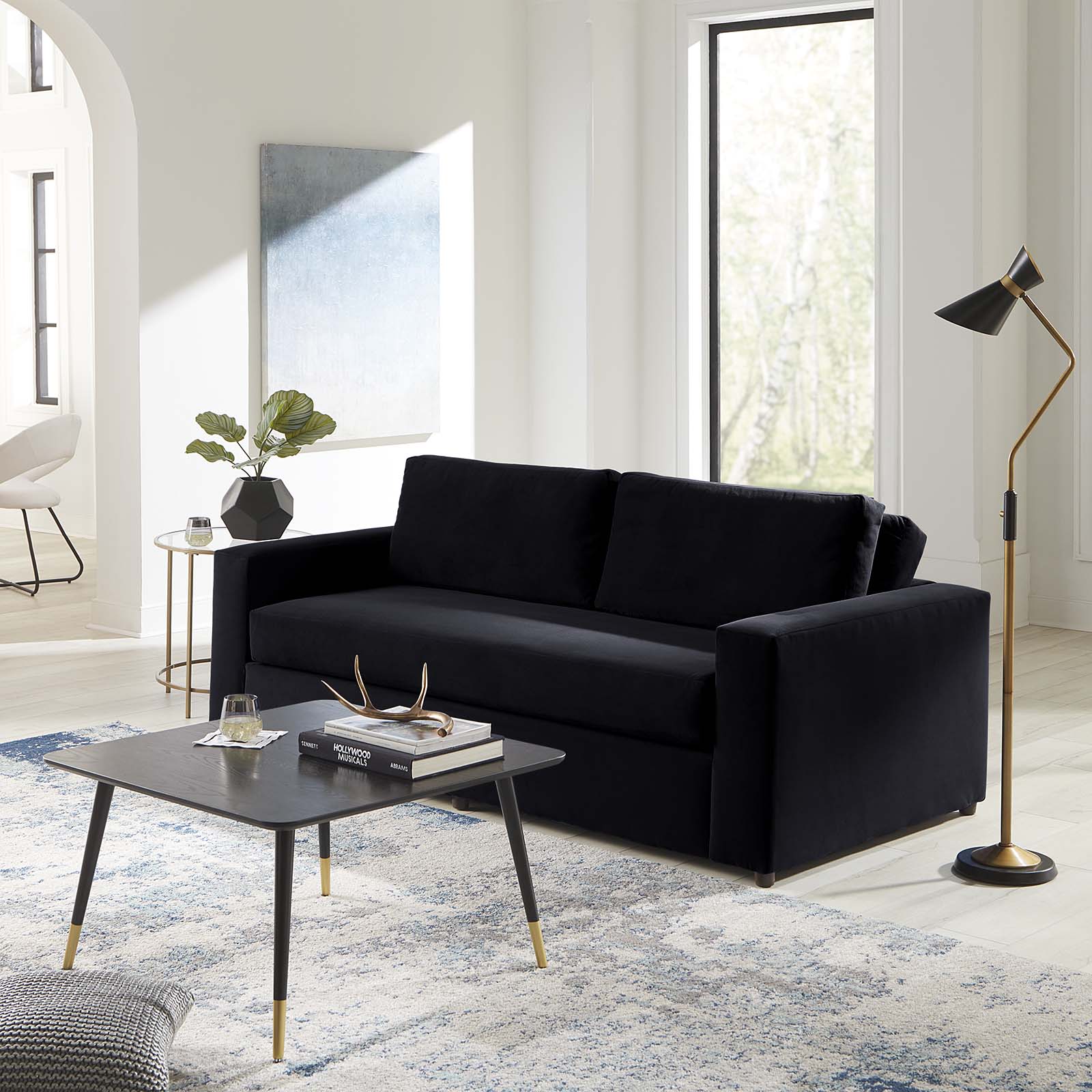 Avendale Velvet Sofa By Modway - EEI-6185 | Sofas - 32