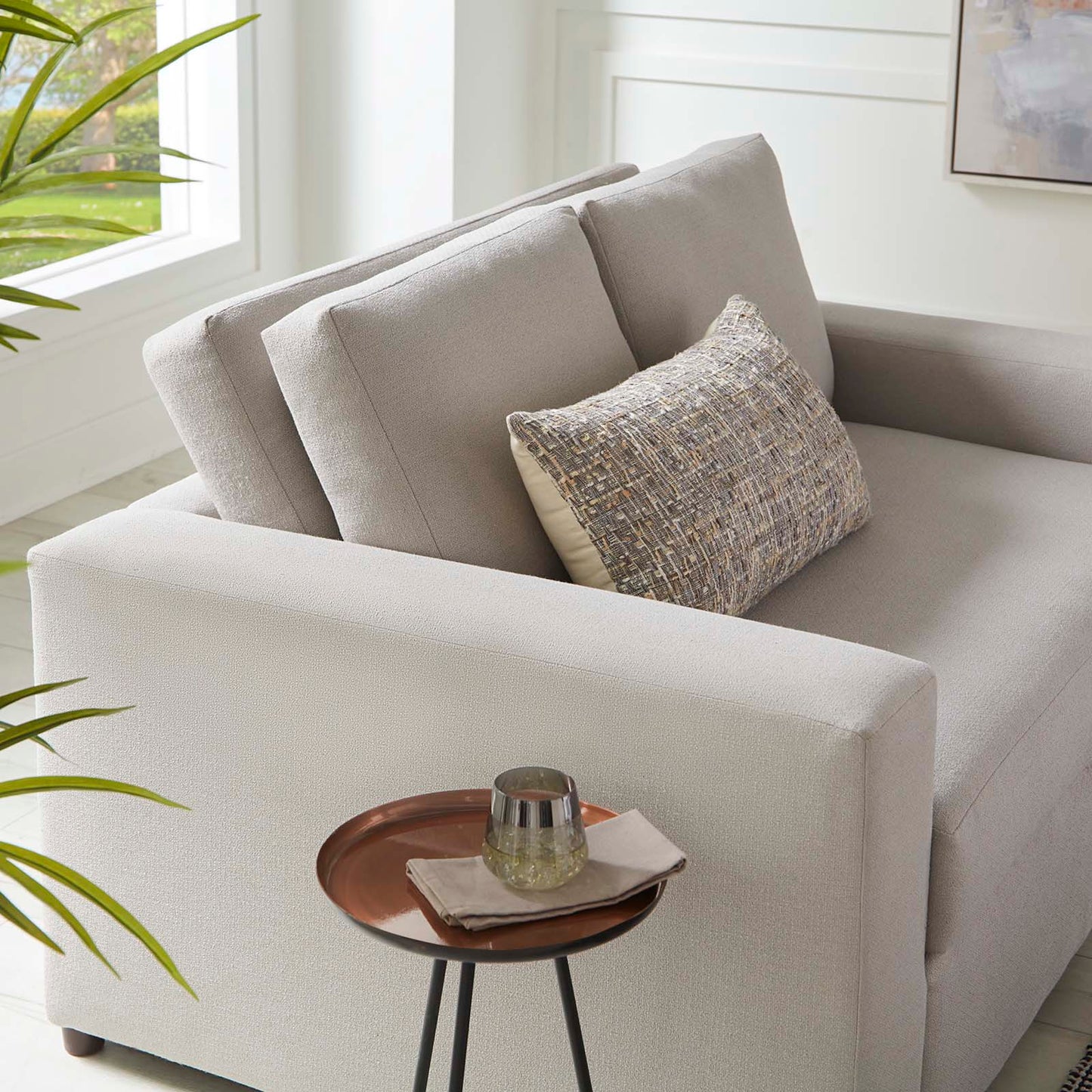 Avendale Linen Blend Loveseat By Modway - EEI-6190 | Loveseats - 6
