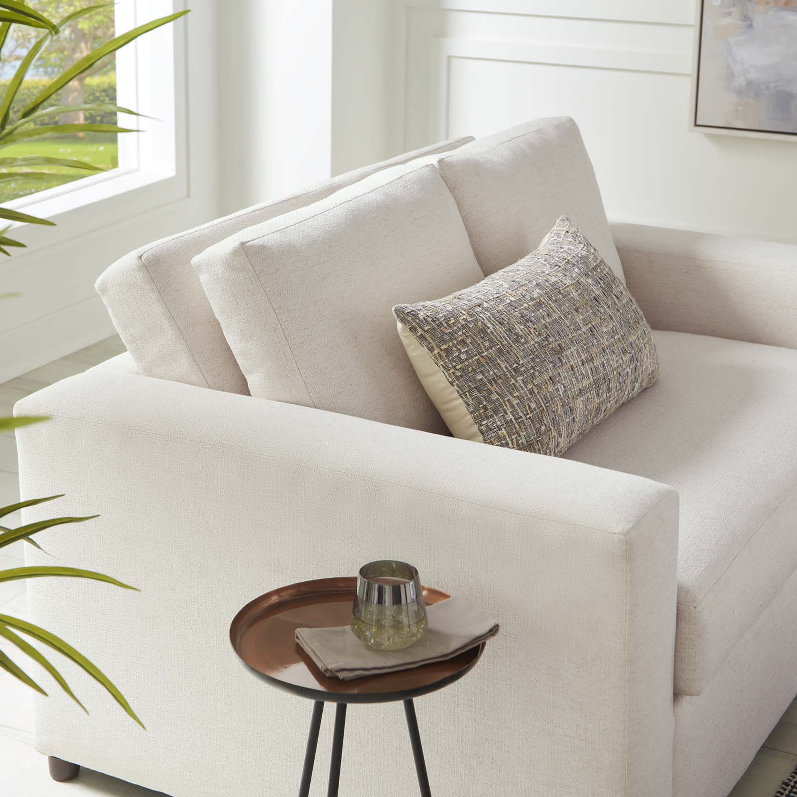Avendale Linen Blend Loveseat By Modway - EEI-6190 | Loveseats - 14