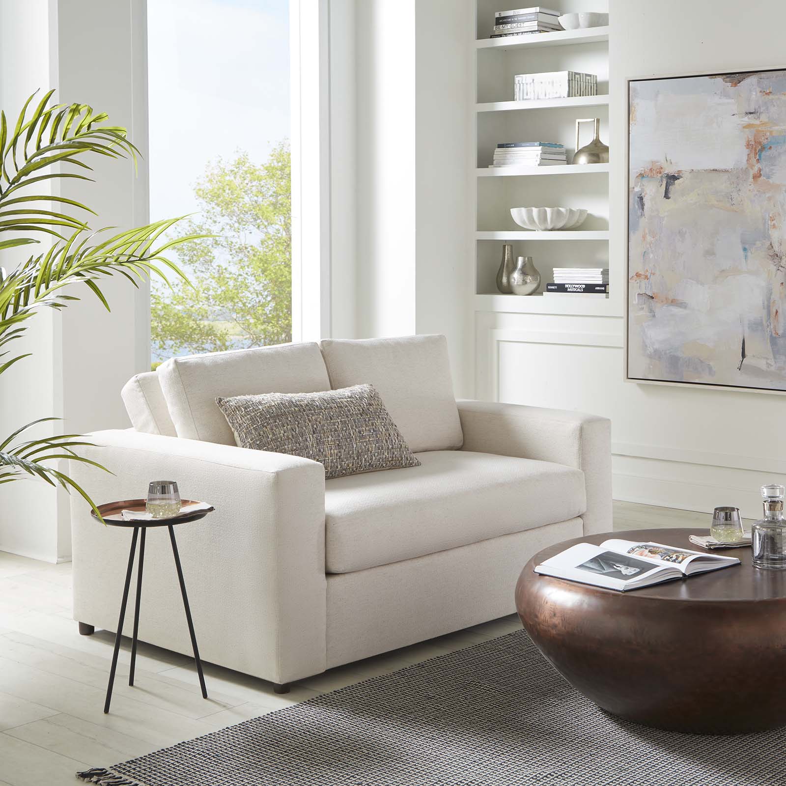 Avendale Linen Blend Loveseat By Modway - EEI-6190 | Loveseats - 16