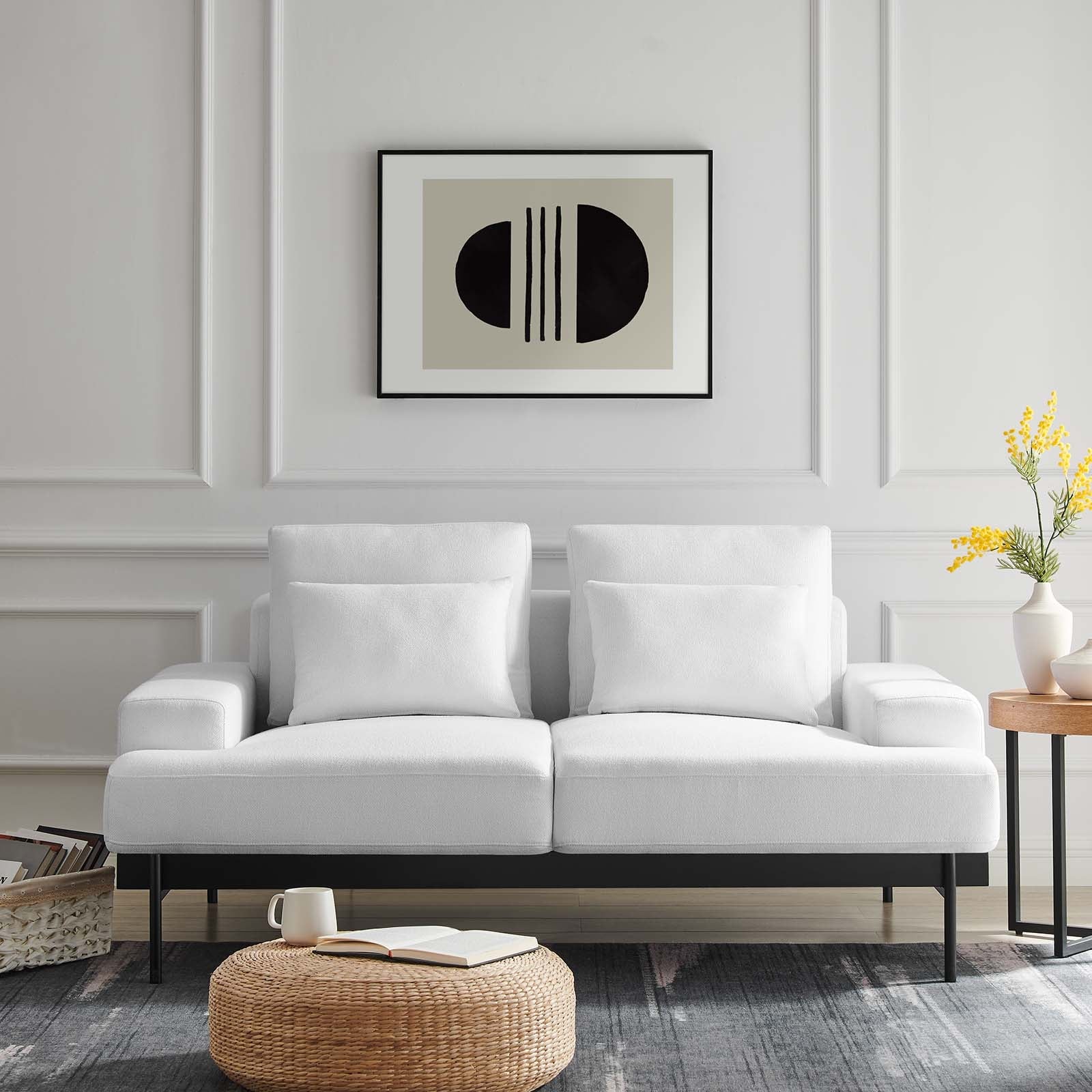 Proximity Upholstered Fabric Loveseat By Modway - EEI-6215 | Loveseats | Modishstore - 32