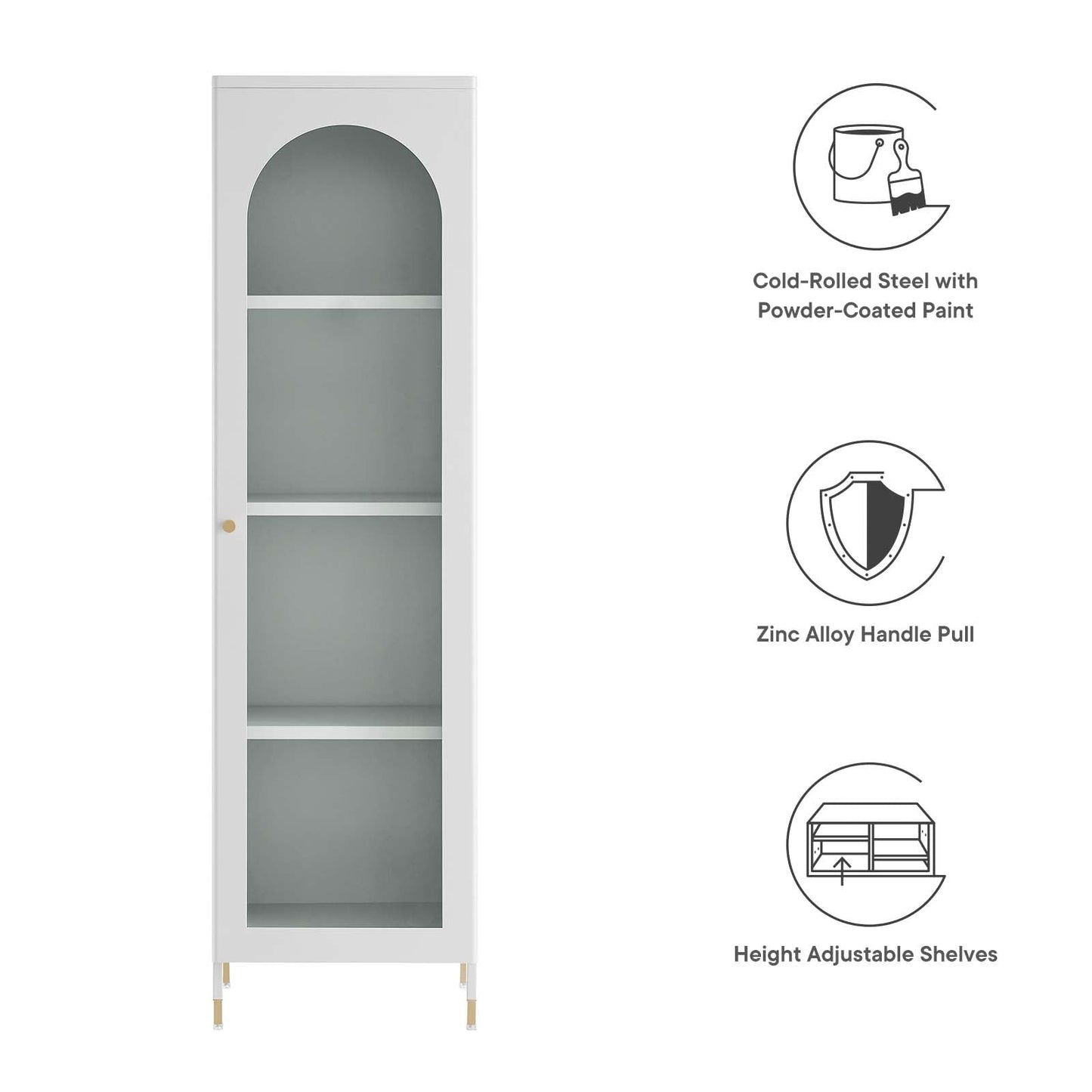 Archway 16" Storage Cabinet By Modway - EEI-6219 | Cabinets - 9