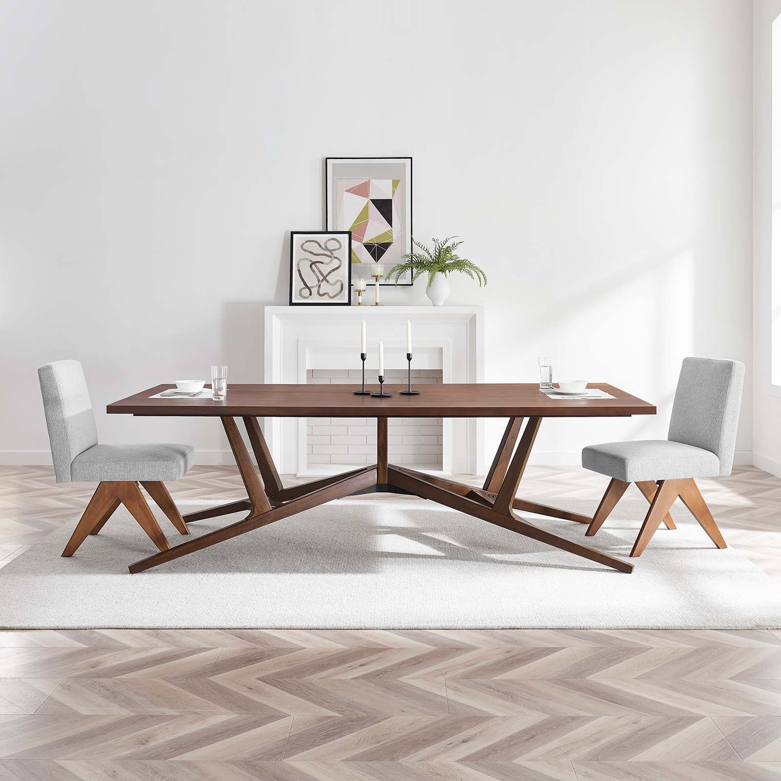 Victor 95” Dining Room Table By Modway - EEI-6227 | Dining Tables | Modway - 4