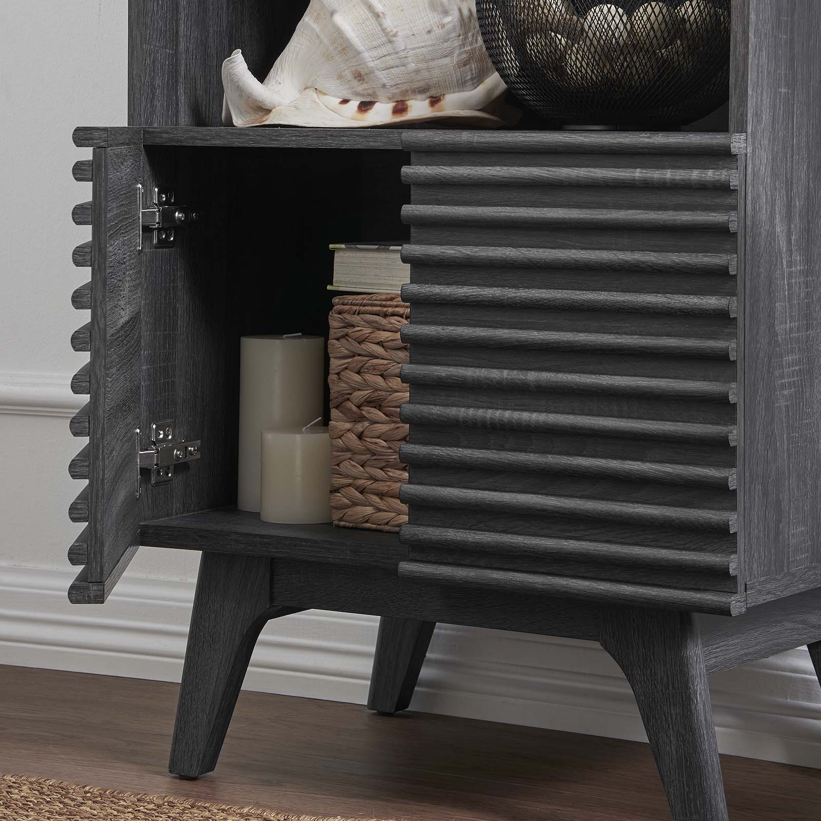Render Display Cabinet Bookshelf By Modway - EEI-6229 | Bookcases | Modway - 9