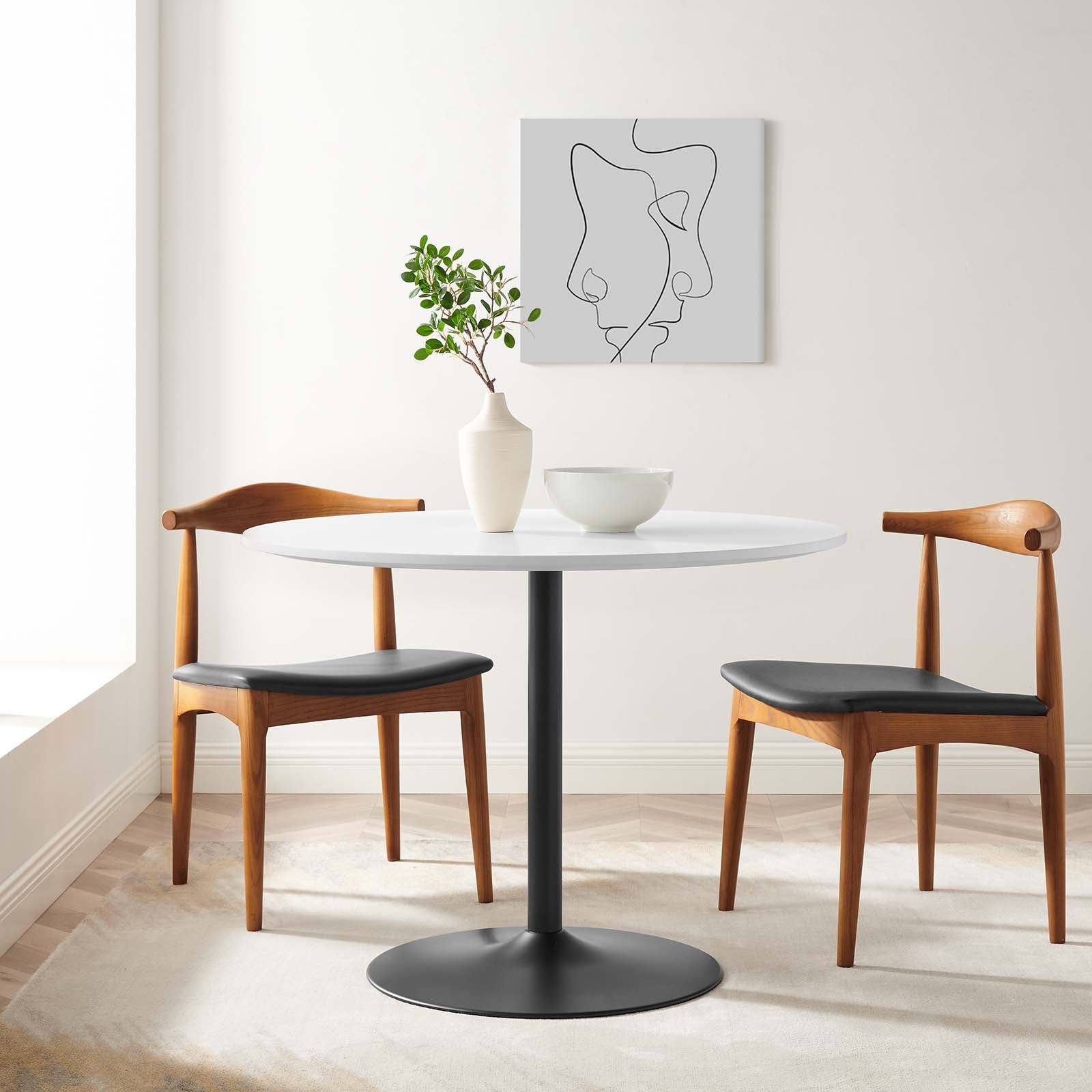Amuse 40" Dining Table By Modway - EEI-6249 | Dining Tables - 14