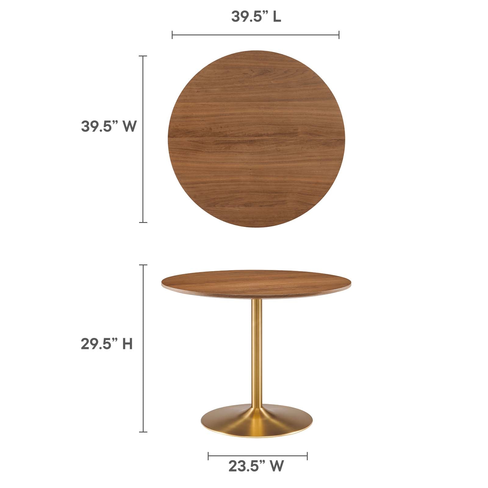 Amuse 40" Dining Table By Modway - EEI-6249 | Dining Tables - 19