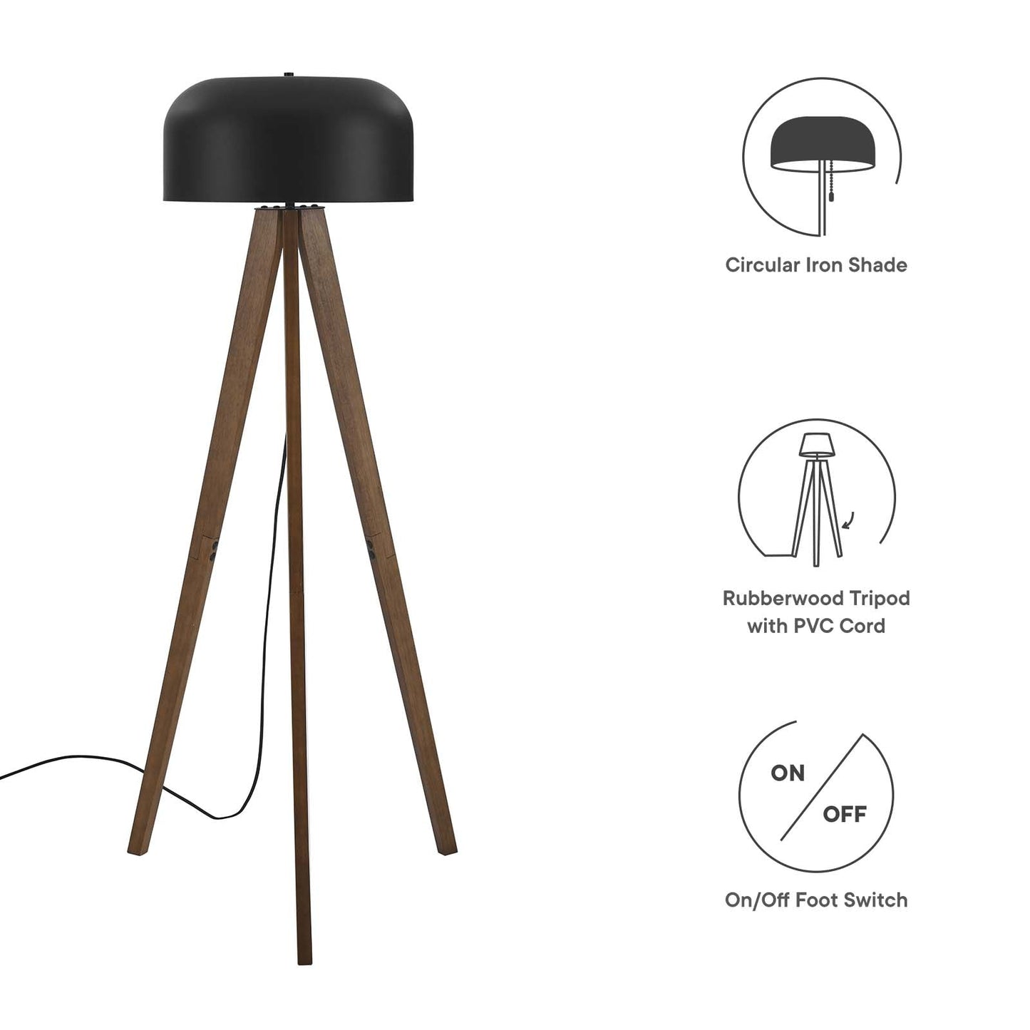 Aiden Standing Floor Lamp By Modway - EEI-6251 | Floor Lamps | Modway - 7