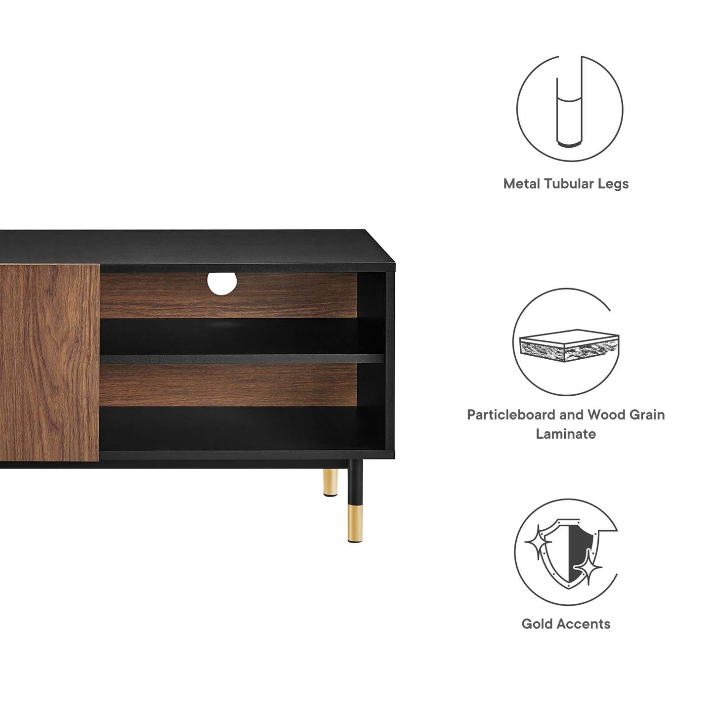 Nexus 60" TV Stand By Modway - EEI-6282 | TV Stands | Modishstore - 8
