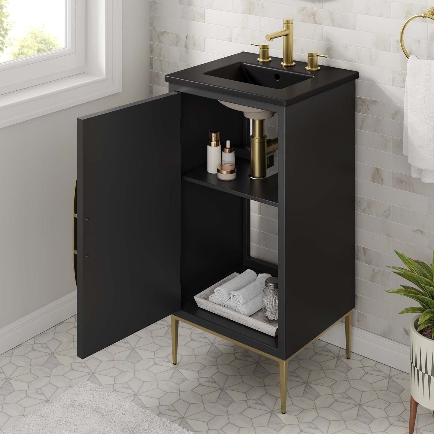 Awaken 18" Bathroom Vanity By Modway - EEI-6287 | Bathroom Accessories - 3