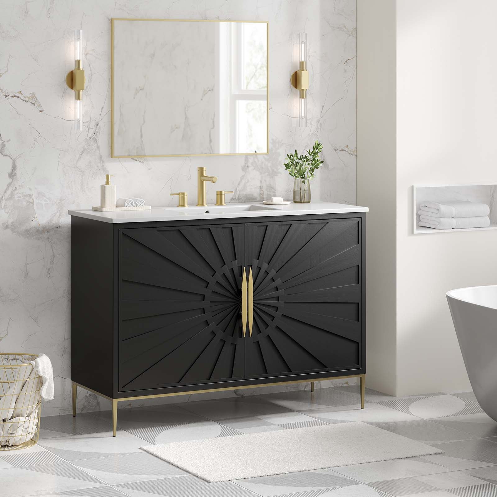 Awaken 48" Bathroom Vanity By Modway - EEI-6301 | Bathroom Accessories