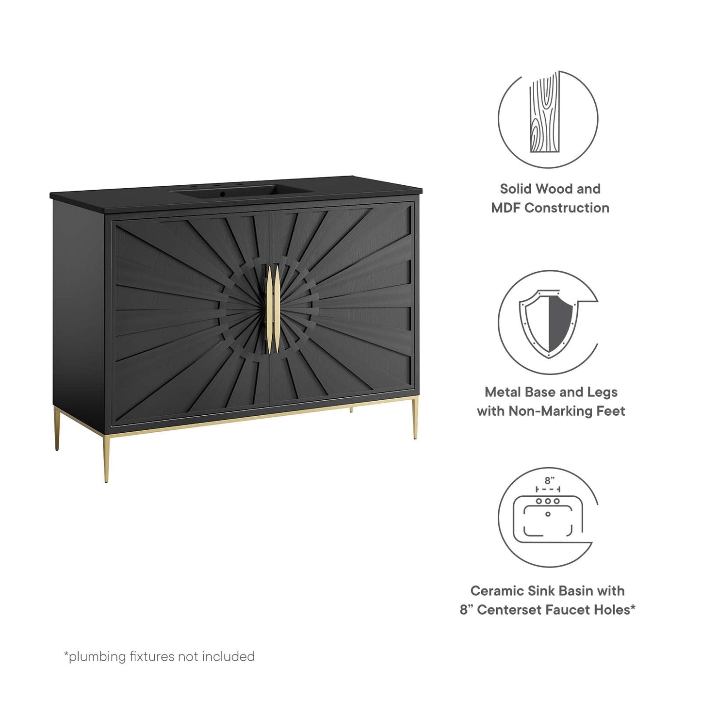 Awaken 48" Bathroom Vanity By Modway - EEI-6303 | Bathroom Accessories - 10