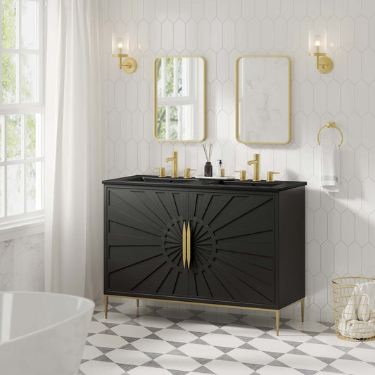 Awaken 48" Double Sink Bathroom Vanity By Modway - EEI-6307 | Bathroom Accessories