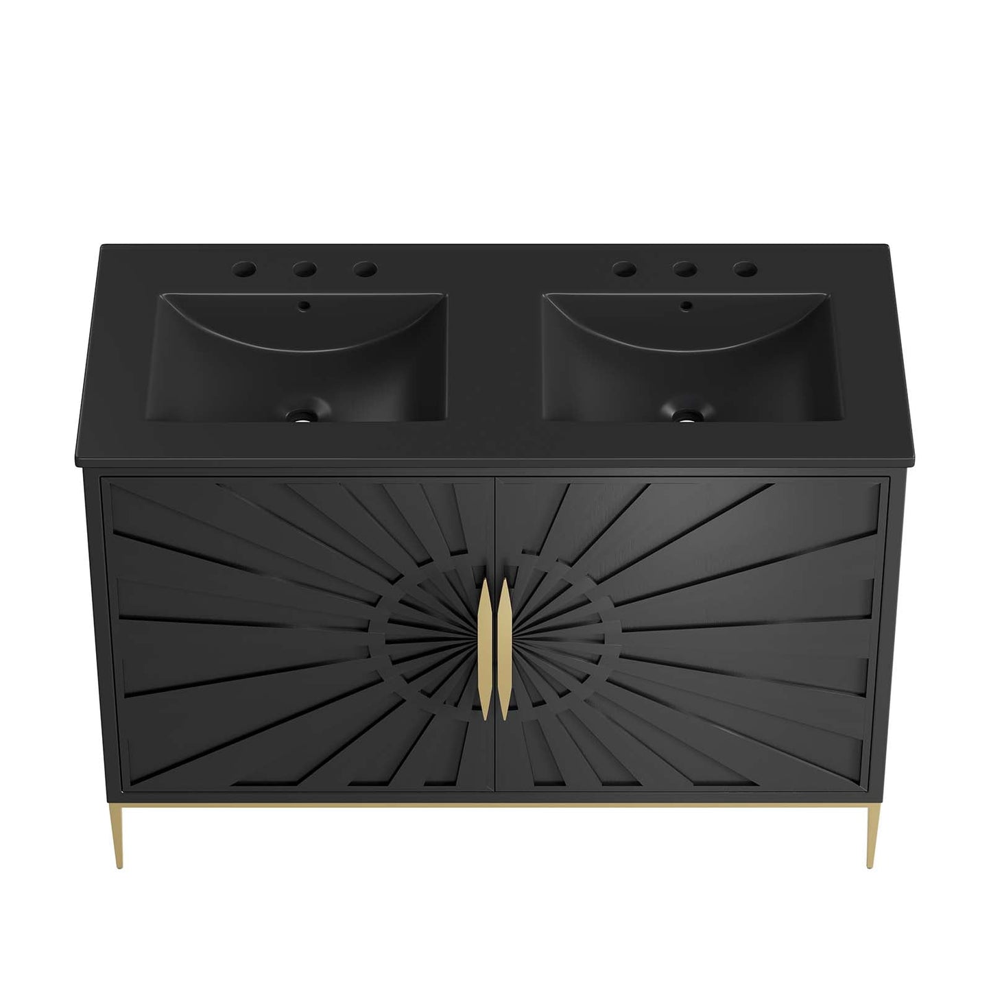 Awaken 48" Double Sink Bathroom Vanity By Modway - EEI-6307 | Bathroom Accessories - 5