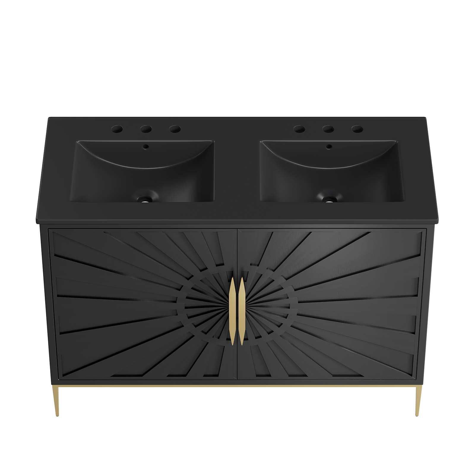 Awaken 48" Double Sink Bathroom Vanity By Modway - EEI-6307 | Bathroom Accessories - 5