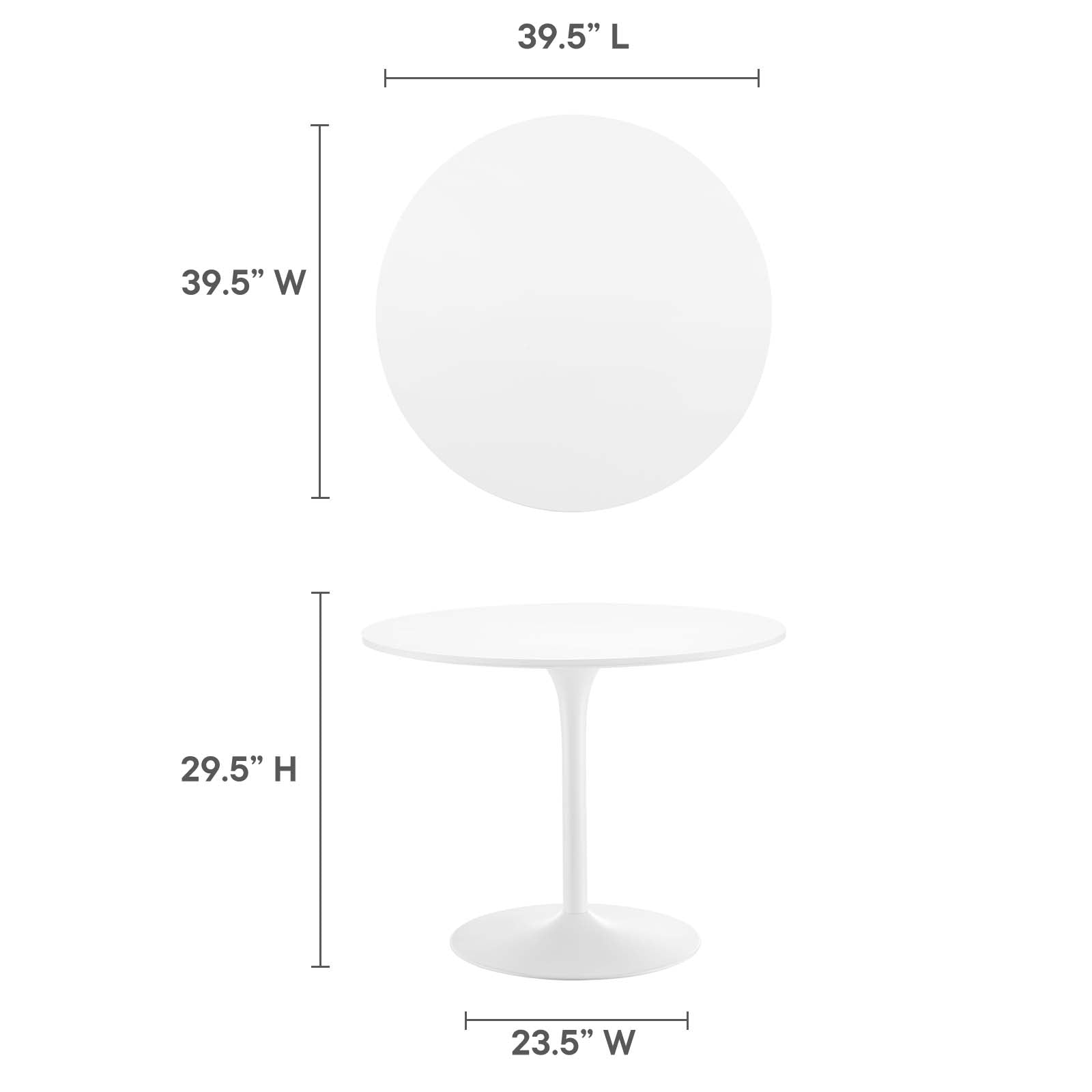 Pursuit 40" Dining Table By Modway - EEI-6313 | Dining Tables | Modishstore - 40