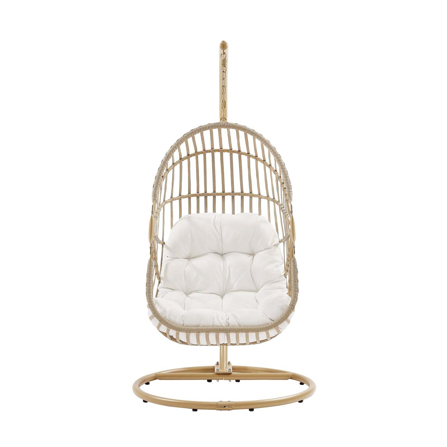 Amalie Wicker Rattan Outdoor Patio Rattan Swing Chair By Modway - EEI-6337 | Outdoor Porch Swings - 6