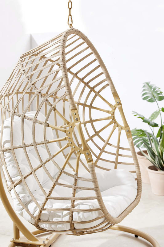 Amalie Wicker Rattan Outdoor Patio Rattan Swing Chair By Modway - EEI-6337 | Outdoor Porch Swings