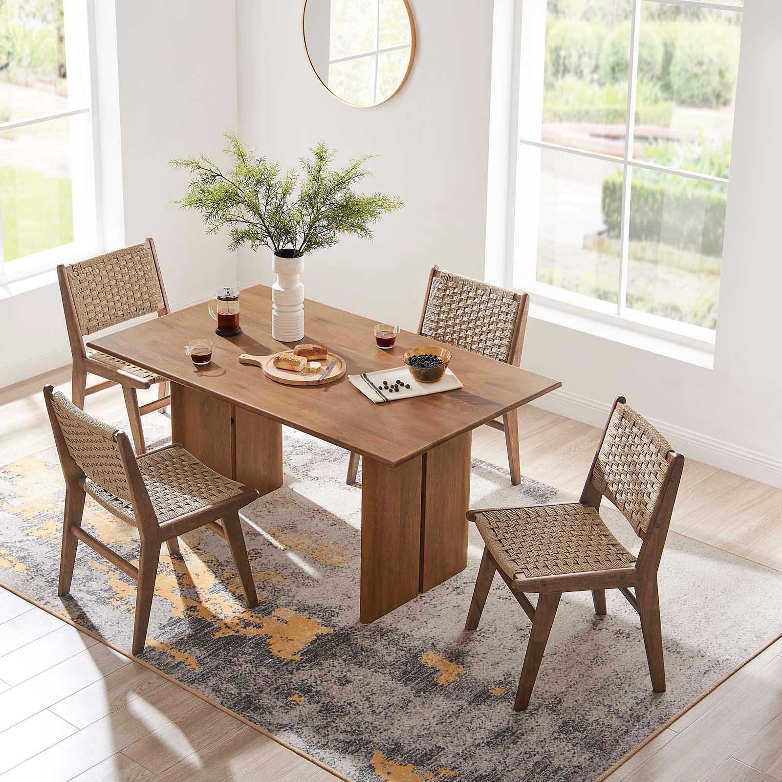Amistad 60" Wood Dining Table By Modway - EEI-6338 | Dining Tables - 11