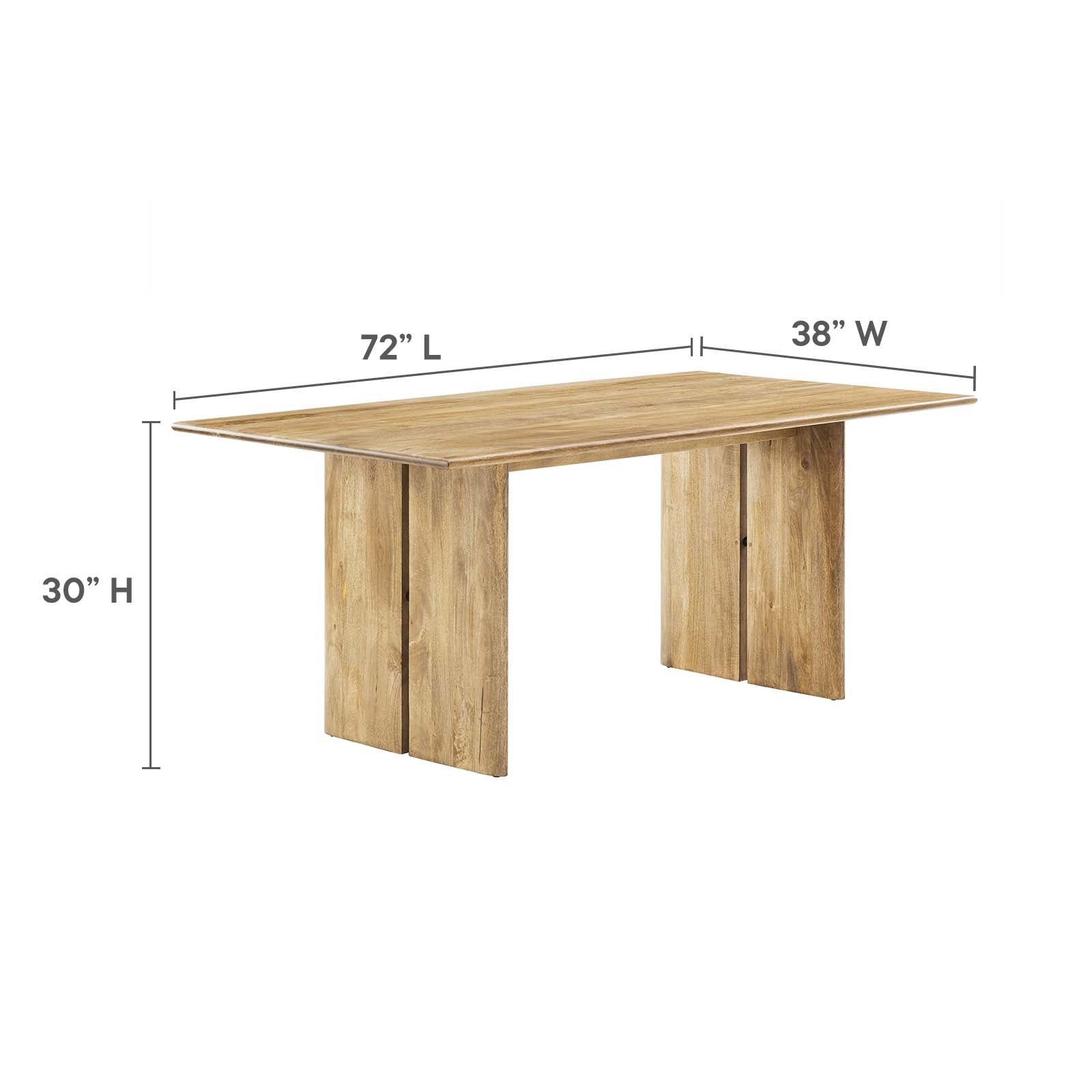 Amistad 72" Dining Table By Modway - EEI-6339 | Dining Tables - 9