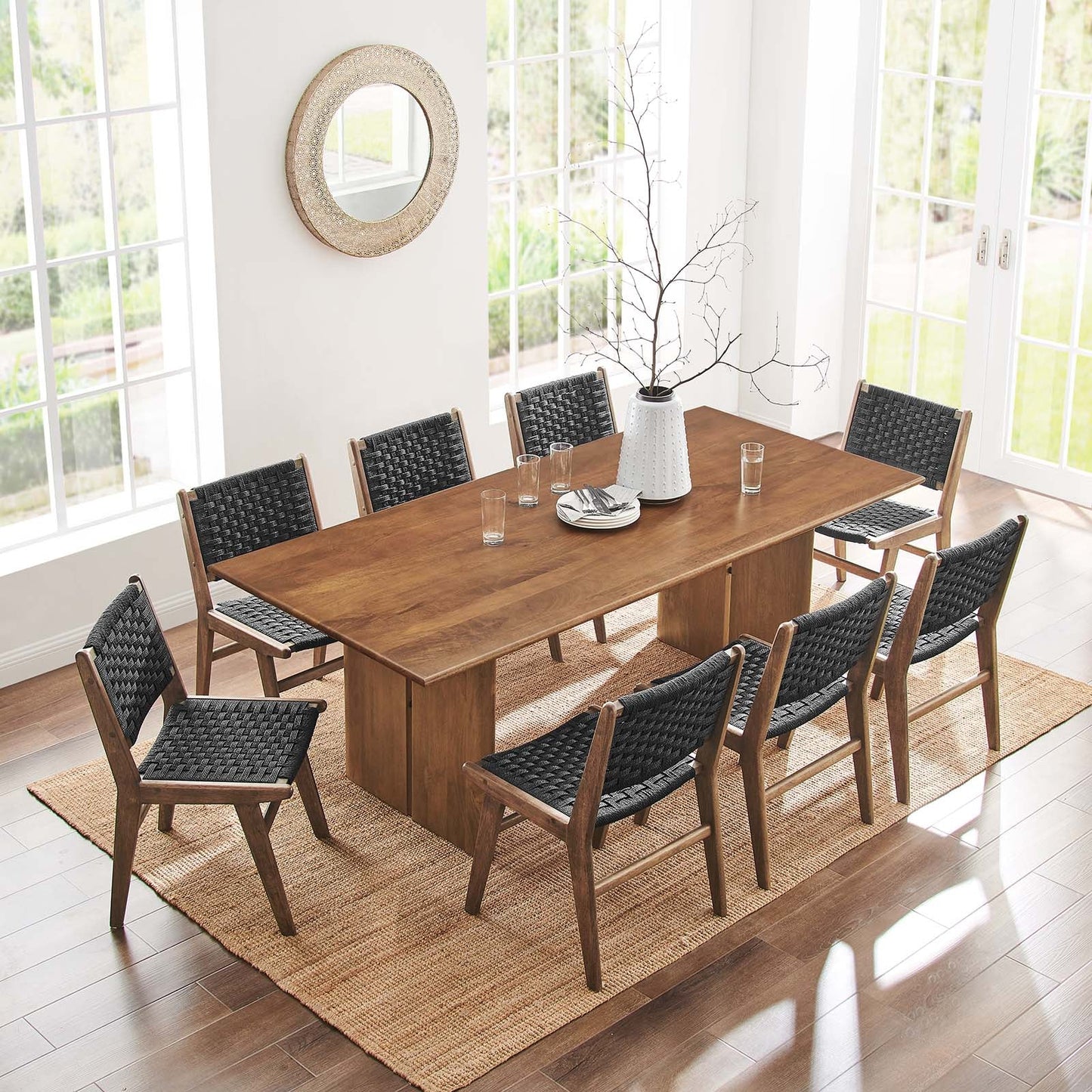 Amistad 86" Wood Dining Table By Modway - EEI-6340 | Dining Tables - 11