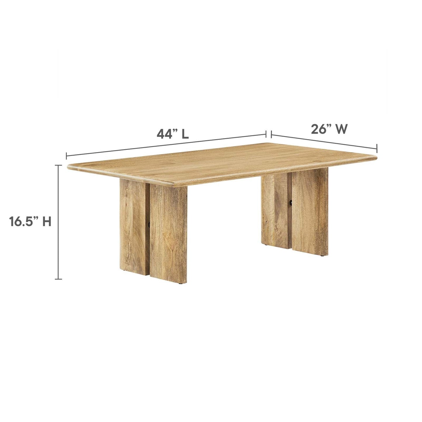 Amistad Wood Coffee Table By Modway - EEI-6341 | Coffee Tables - 8
