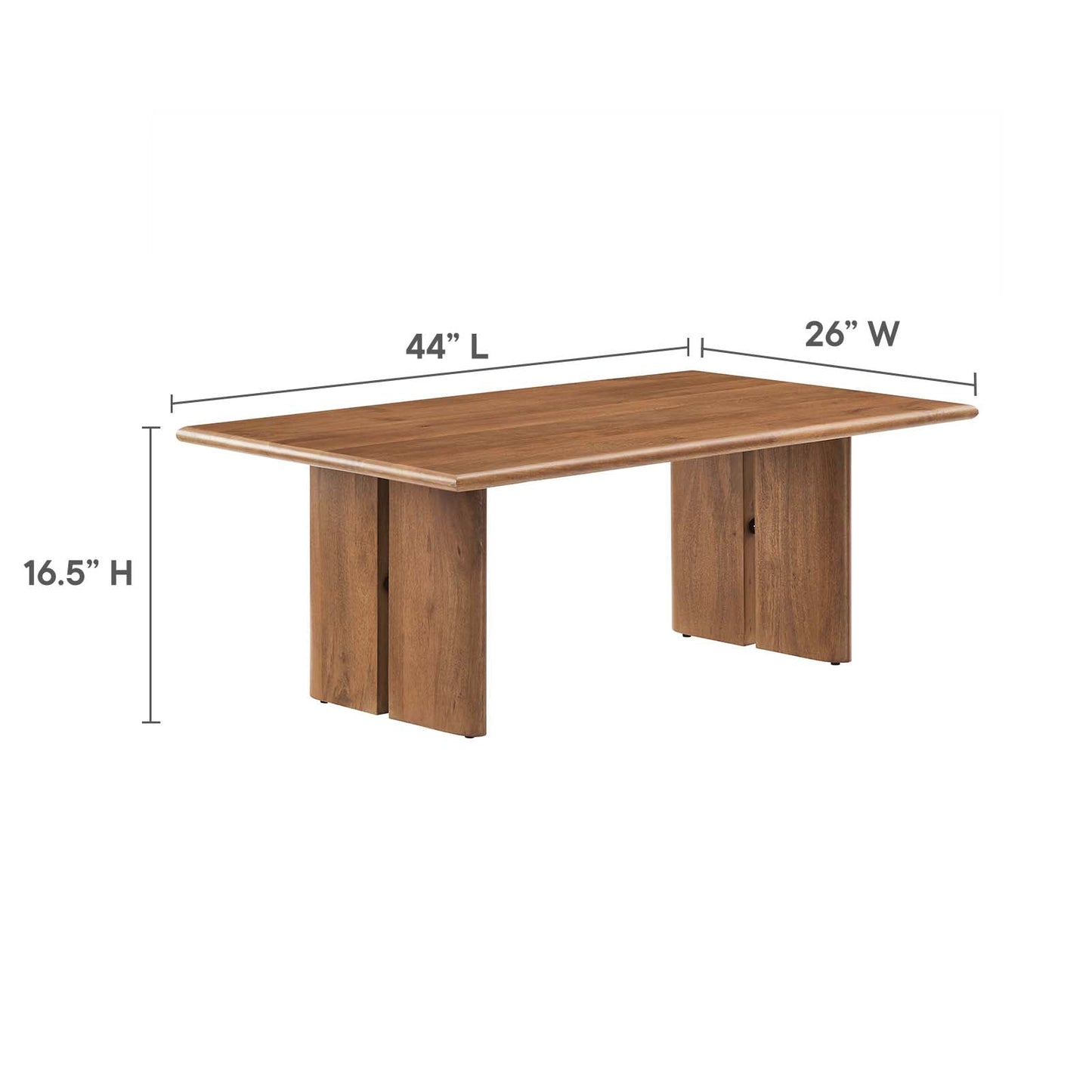 Amistad Wood Coffee Table By Modway - EEI-6341 | Coffee Tables - 16