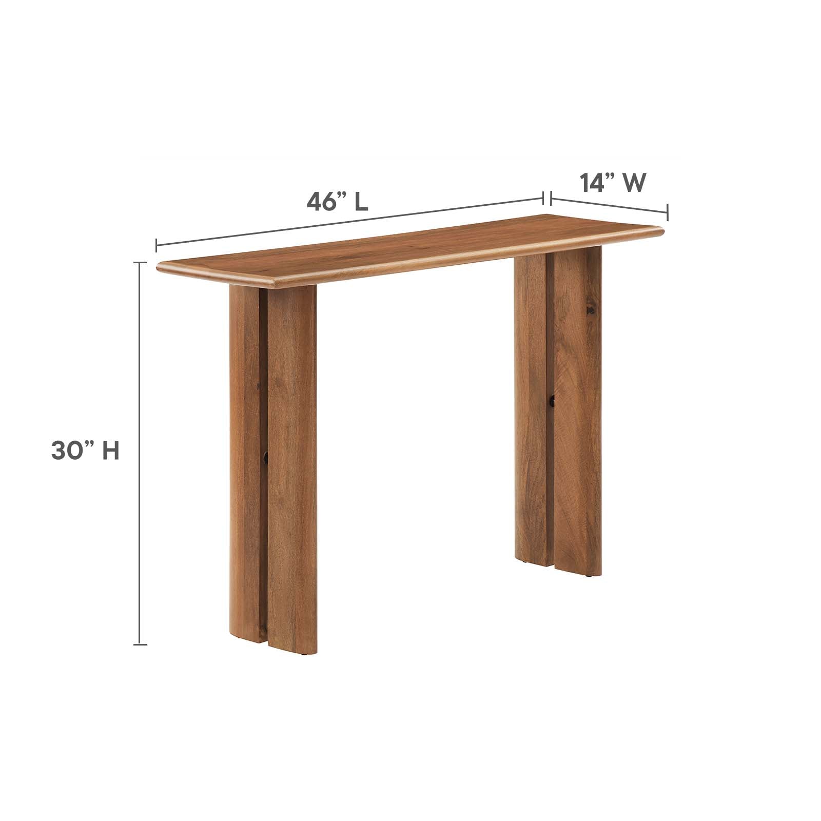 Amistad Wood Console Table By Modway - EEI-6342 | Console Tables - 16