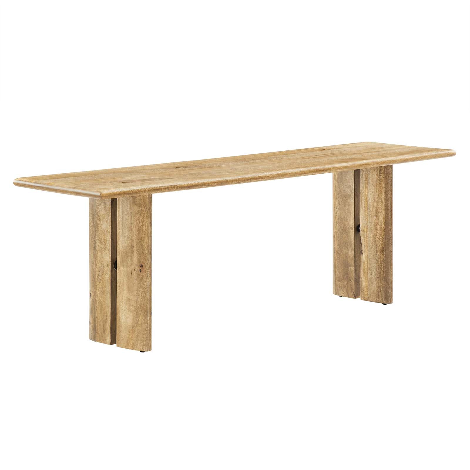 Amistad 58" Wood Bench By Modway - EEI-6344 | Benches - 2