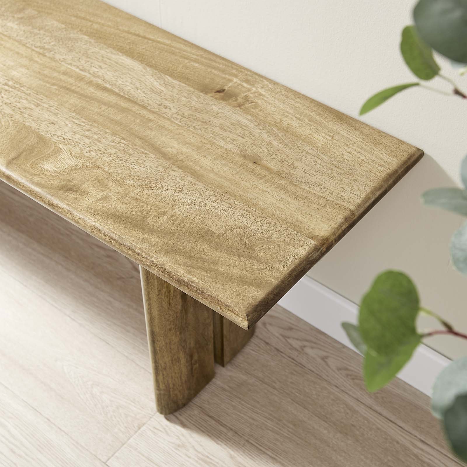 Amistad 58" Wood Bench By Modway - EEI-6344 | Benches - 7